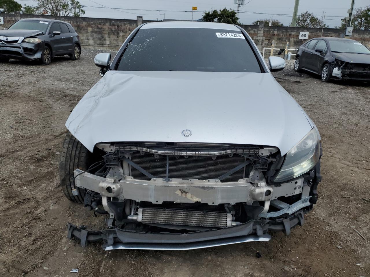 2015 Mercedes-Benz C-klasse VIN 55SWF4JB3FU084128 Copart auction photo, front end damage thumbnail 5