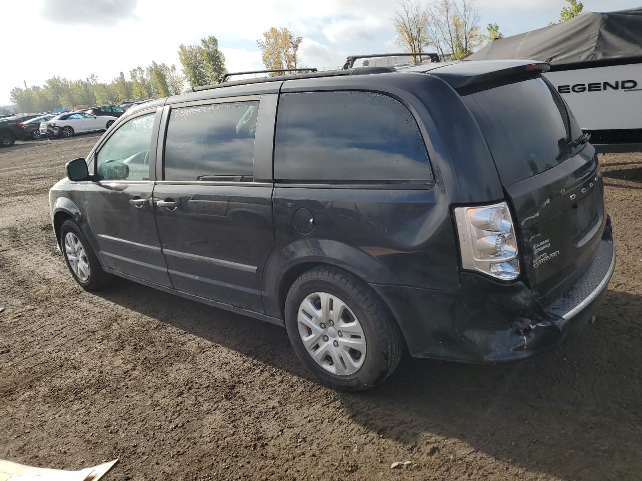2014 Dodge Caravan VIN 2C4RDGBG5ER136619 Copart auction photo, rear end damage thumbnail 2