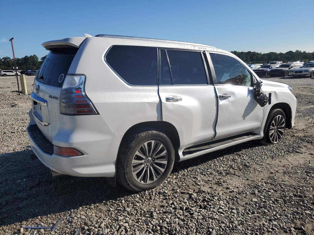2023 Lexus GX VIN JTJGM7BX5P5342785 Copart auction photo, side damage thumbnail 3