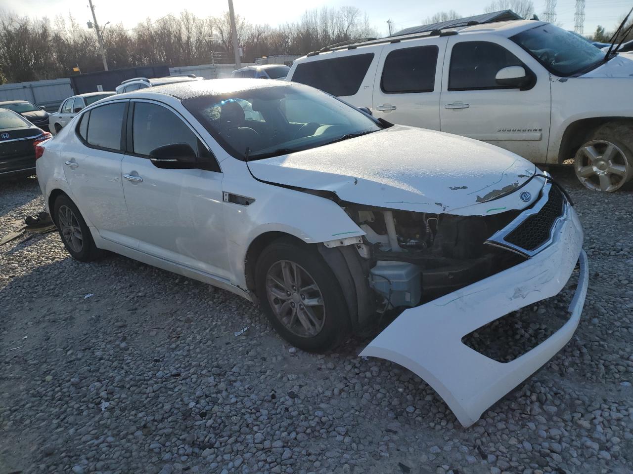2012 KIA Optima VIN 5XXGM4A77CG013417 Copart auction photo, front end damage thumbnail 4