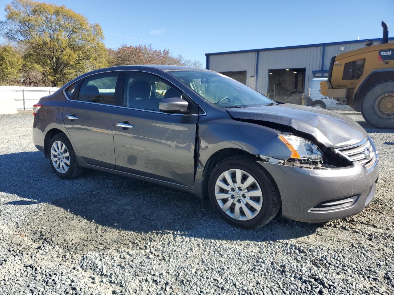 2015 Nissan Sentra VIN 3N1AB7AP7FY372441 Copart auction photo, front end / side damage thumbnail 4