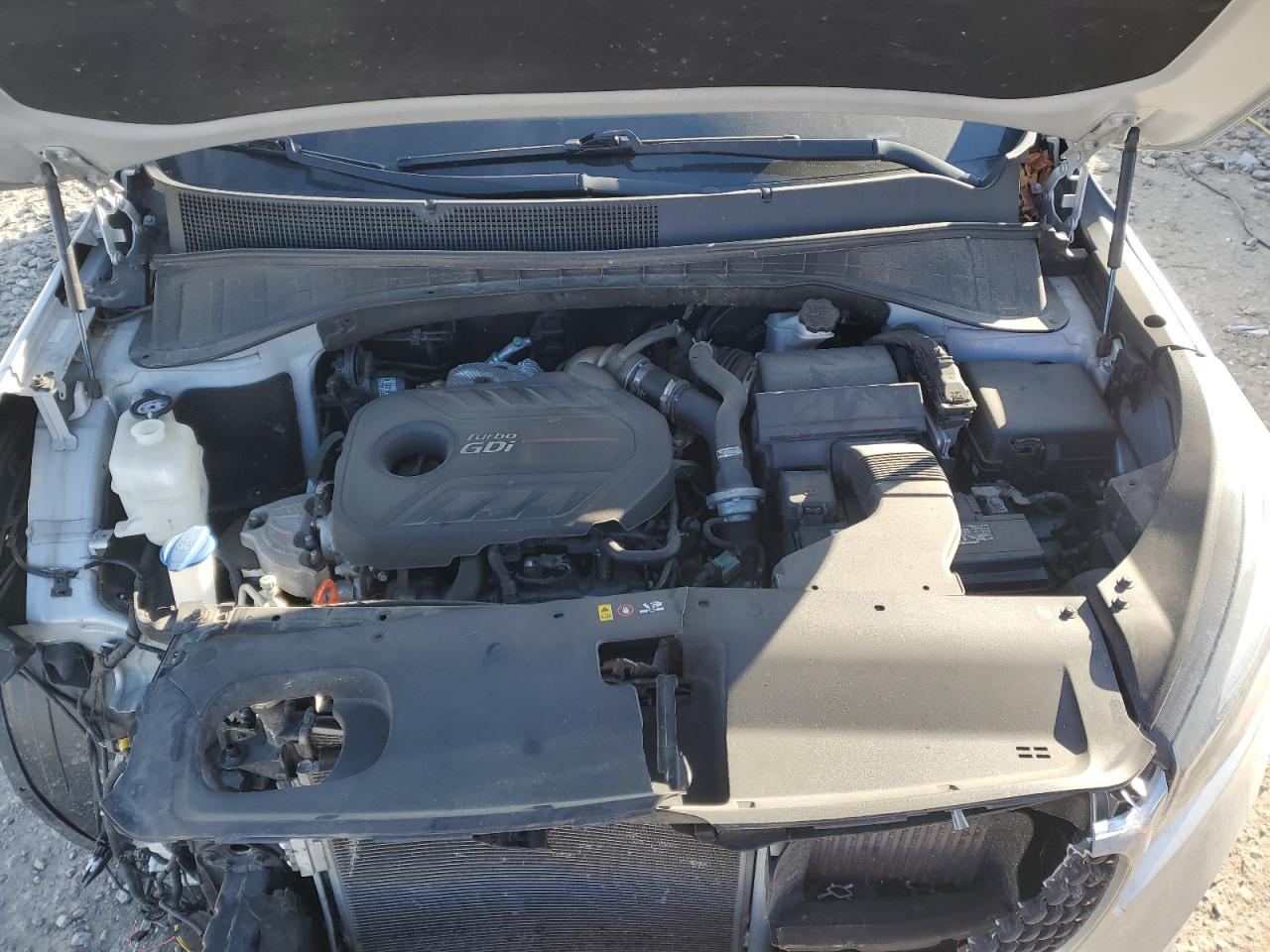 2016 KIA Sorento VIN 5XYPHDA14GG033285 Copart auction photo, front end / side damage thumbnail 11