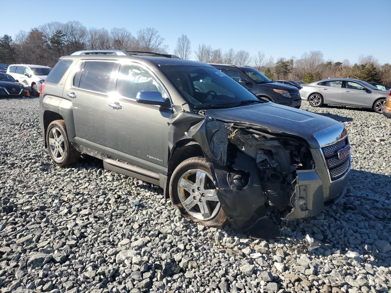 2012 GMC Terrain VIN 2GKFLXEK1C6302742 Copart auction photo, front end / side damage thumbnail 4