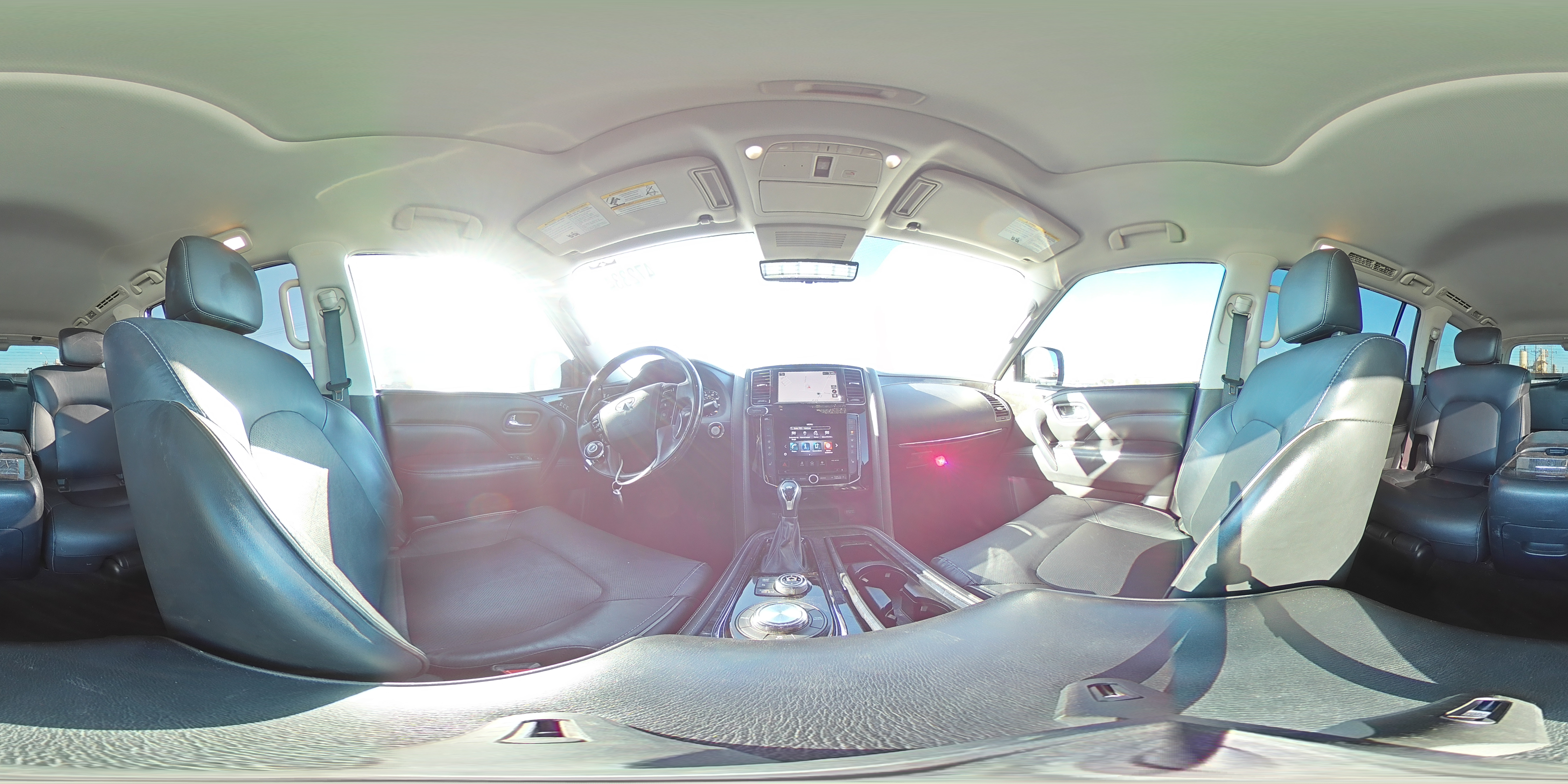 2021 Infiniti QX80 VIN JN8AZ2AE7M9271353 Copart auction photo, rear end / side damage thumbnail 14
