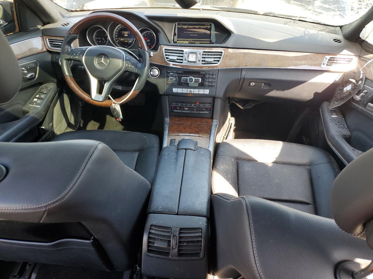 2014 Mercedes-Benz E-klasse VIN WDDHF8JB1EB000185 Copart auction photo, side / front end damage thumbnail 8