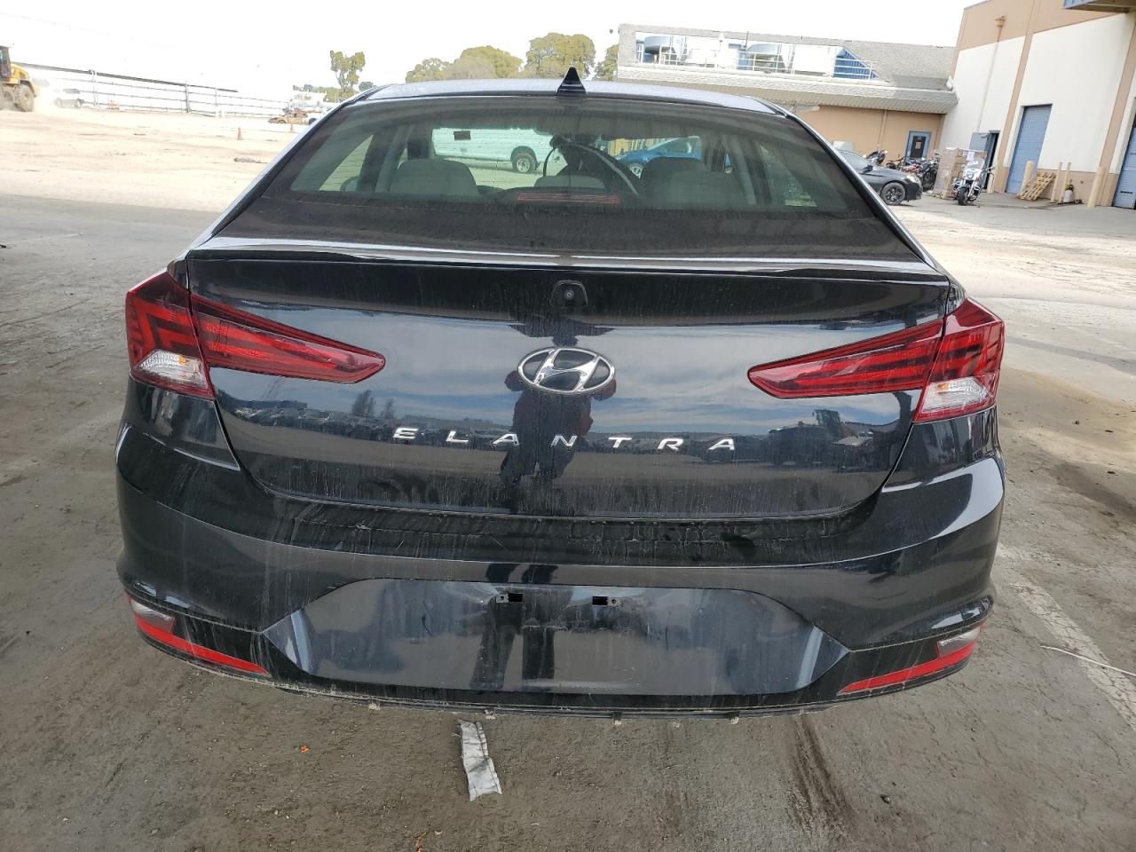 2020 Hyundai Elantra VIN KMHD84LF9LU002856 Copart auction photo, vandalism damage thumbnail 6