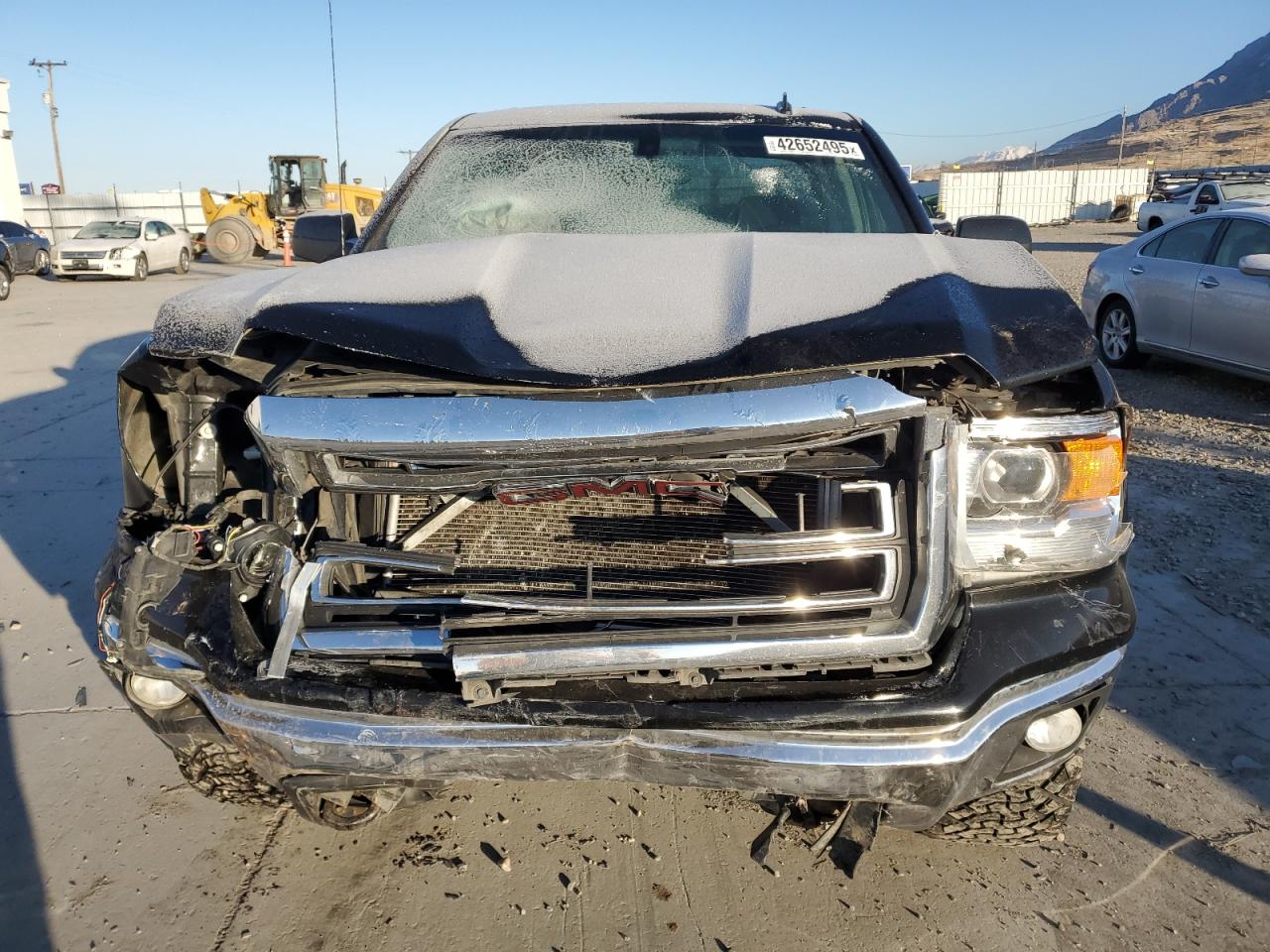 2014 GMC Sierra VIN 1GTV2UEC5EZ275697 Copart auction photo, front end damage thumbnail 5