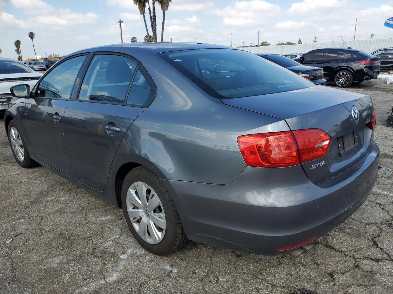 2014 Volkswagen Jetta VIN 3VW2K7AJ7EM236701 Copart auction photo, side damage thumbnail 2