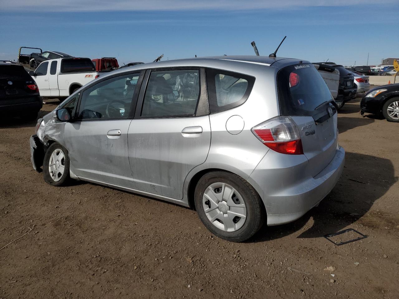 2013 Honda Fit VIN JHMGE8H32DC080580 Copart auction photo, front end damage thumbnail 2