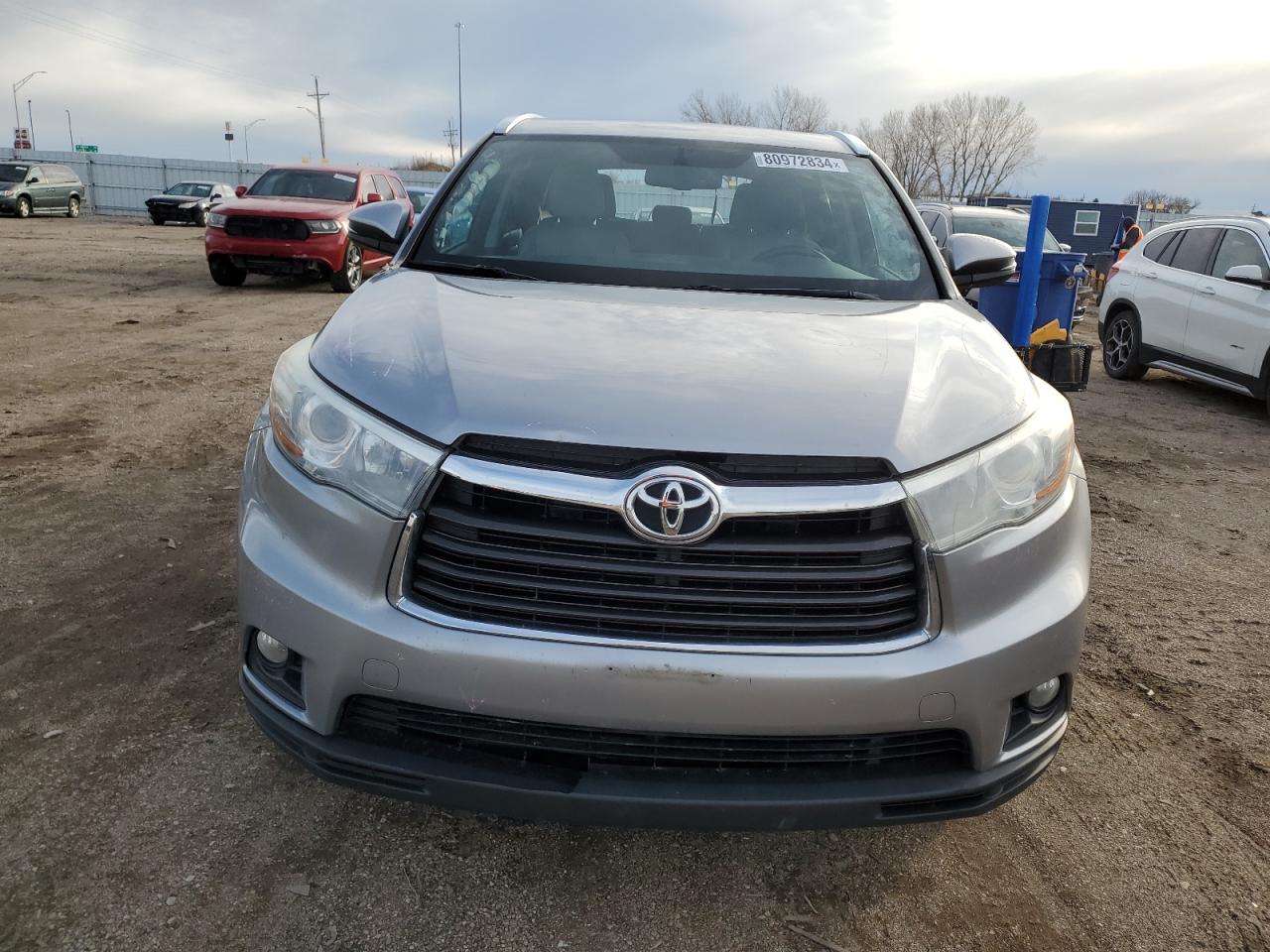 2016 Toyota Highlander VIN 5TDJKRFH6GS348828 Copart auction photo, rear end damage thumbnail 5