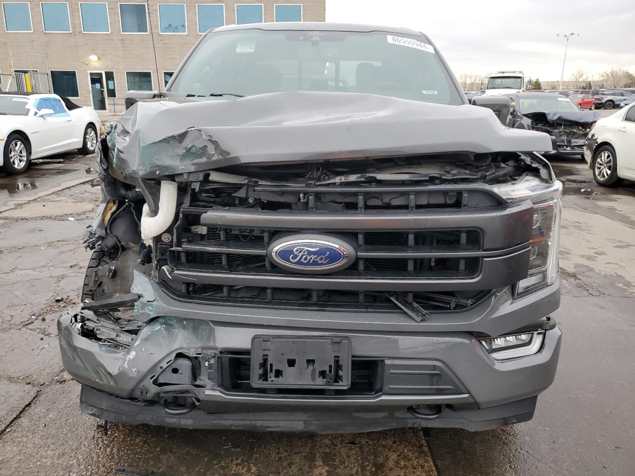 2021 Ford F-150 VIN 1FTFW1E84MFA59956 Copart auction photo, front end damage thumbnail 5