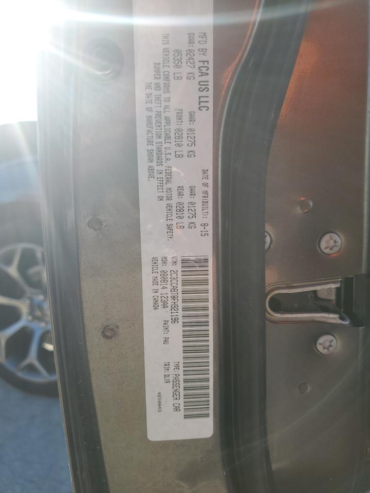 2015 Chrysler 300 VIN 2C3CCABT8FH921196 Copart auction photo, front end damage thumbnail 14