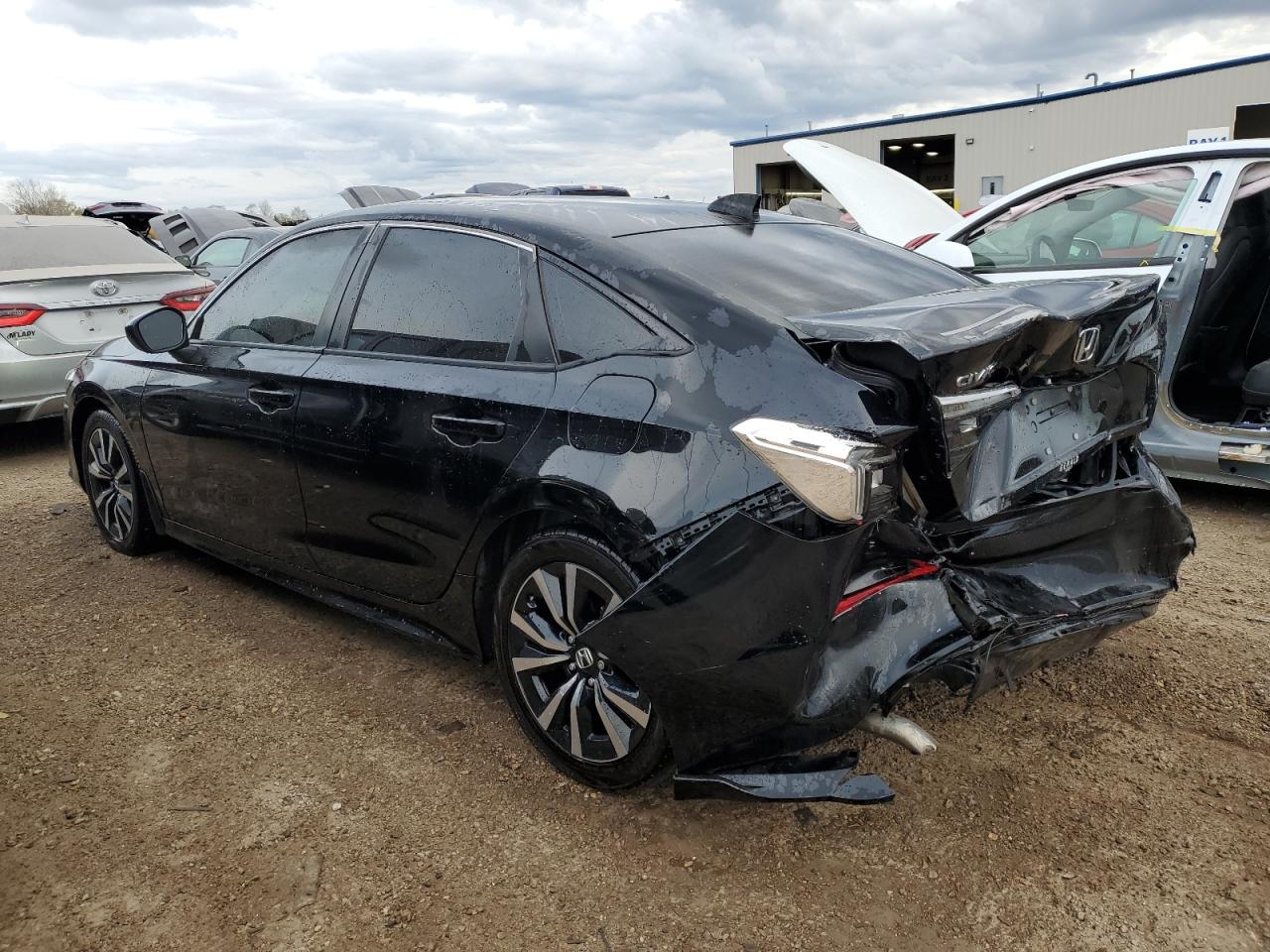 2022 Honda Civic VIN JHMFE1F75NX003687 Copart auction photo, rear end damage thumbnail 2