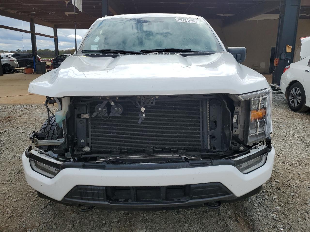 2021 Ford F-150 VIN 1FTEX1EPXMFC59501 Copart auction photo, front end / side damage thumbnail 5