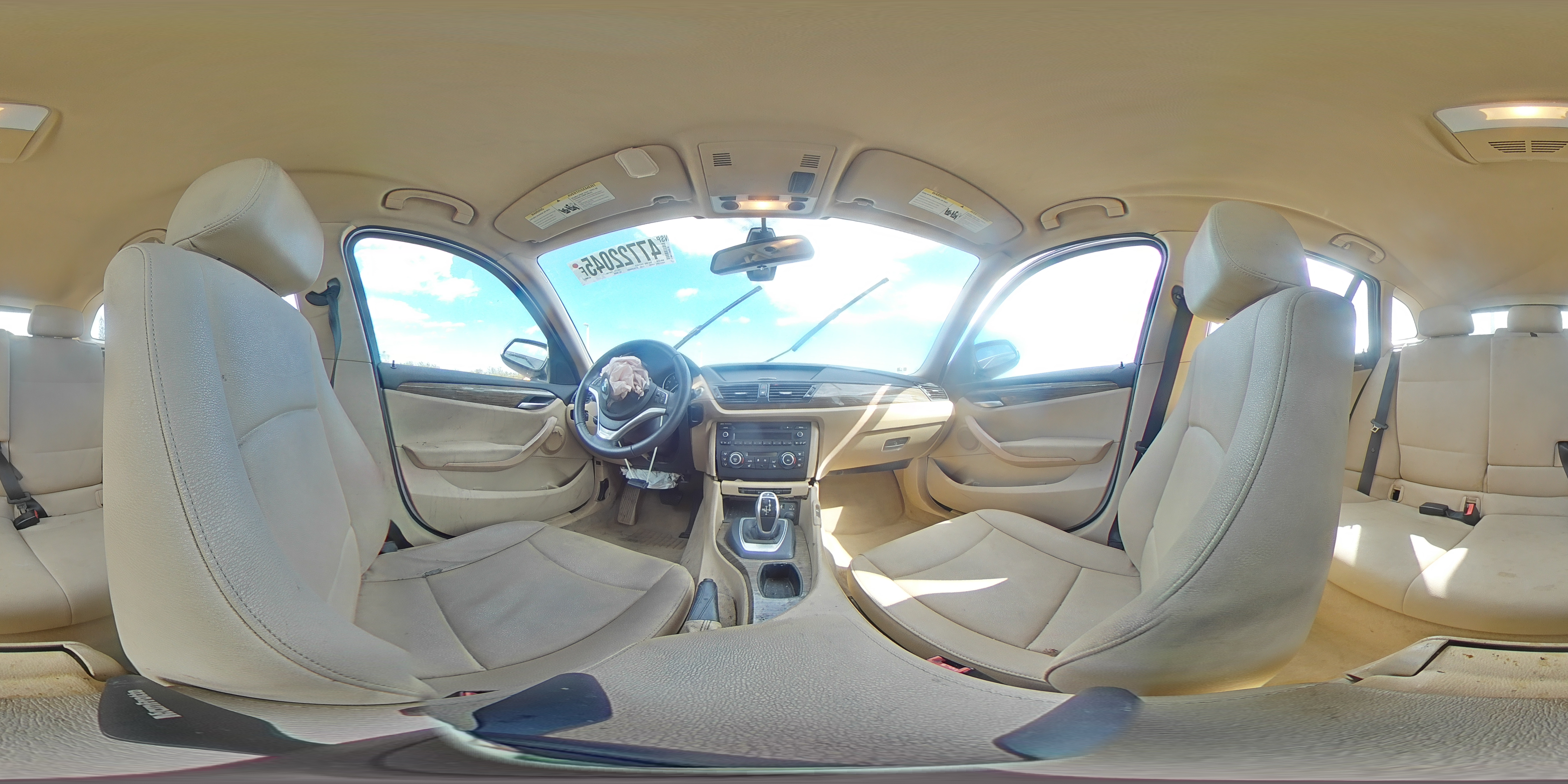 2013 BMW X1 VIN WBAVM1C54DVW42668 Copart auction photo, front end / side damage thumbnail 13