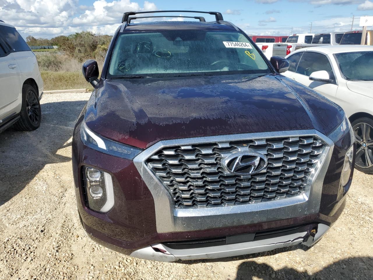 2021 Hyundai Palisade VIN KM8R54HE4MU189004 Copart auction photo, water/flood damage thumbnail 5