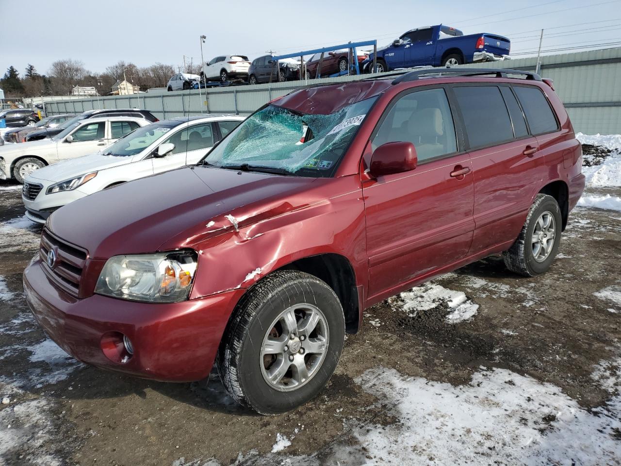 2007 Toyota Highlander VIN JTEHP21A570206471