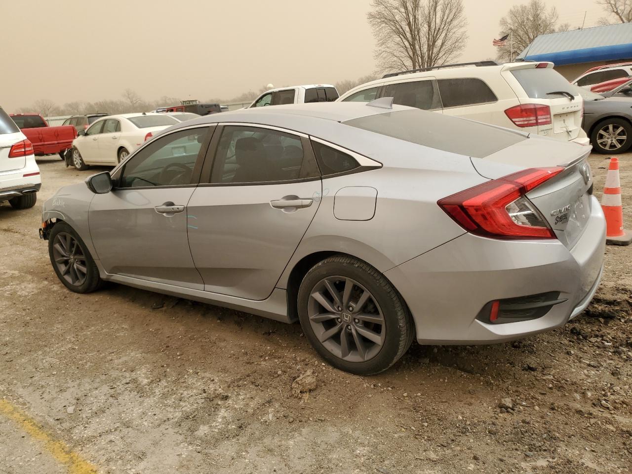 2020 Honda Civic VIN 19XFC1F35LE016120 Copart auction photo, front end damage thumbnail 2