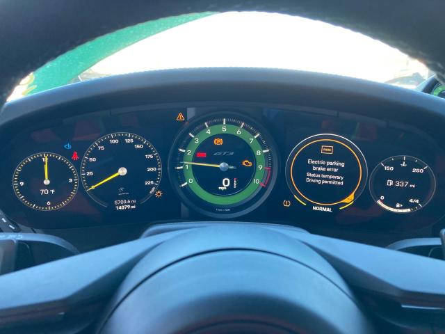 2022 Porsche 911 VIN WP0AC2A92NS268077 Copart auction photo, side damage thumbnail 9