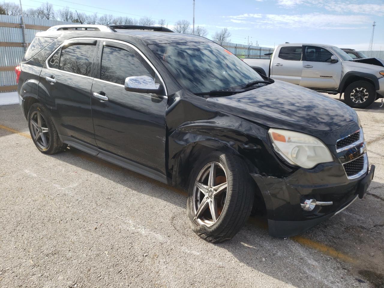 2011 Chevrolet Equinox VIN 2CNFLGE52B6304161 Copart auction photo, front end / hail damage thumbnail 4