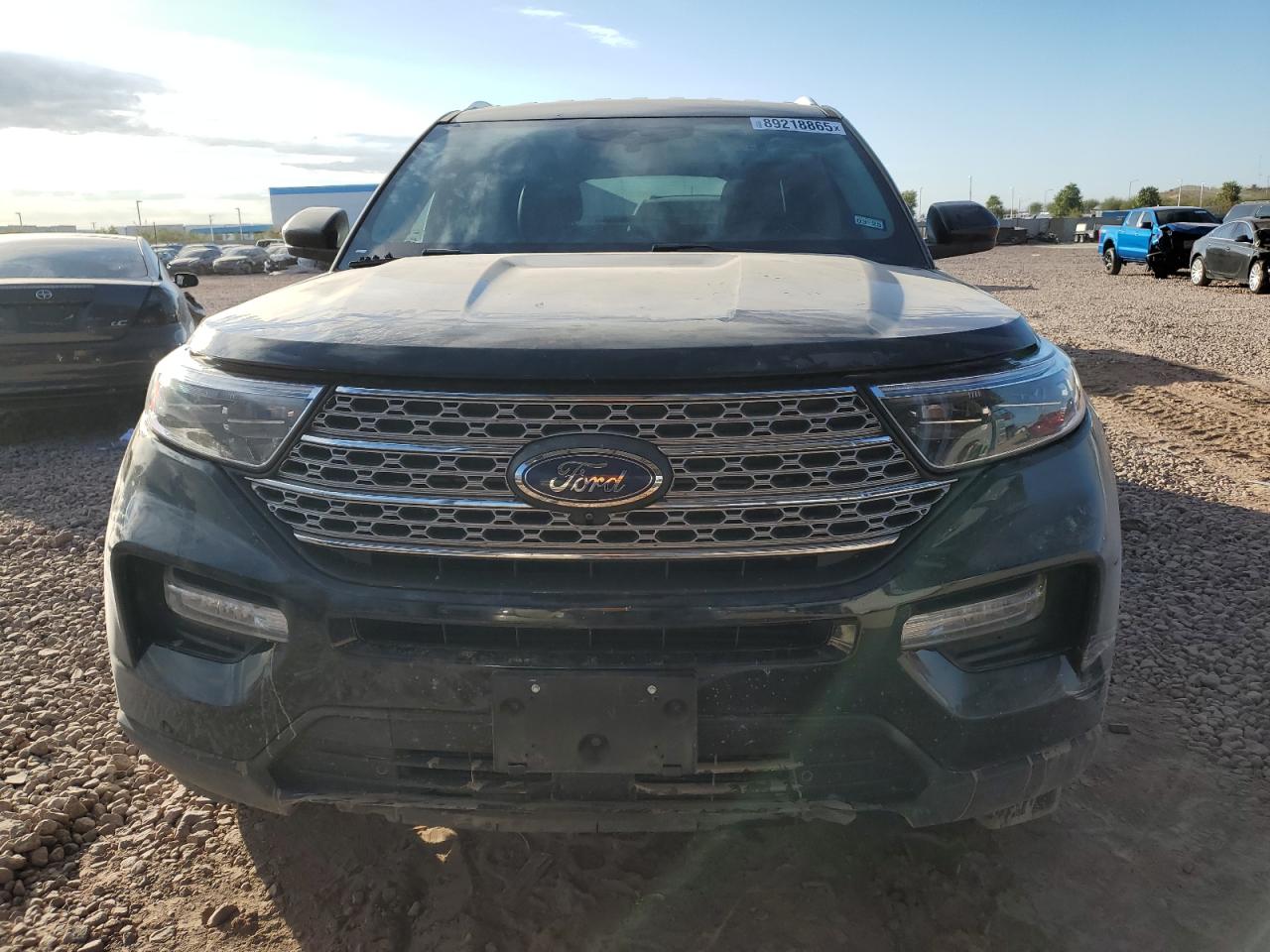 2022 Ford Explorer VIN 1FMSK8FH5NGB07814 Copart auction photo, side / front end damage thumbnail 5
