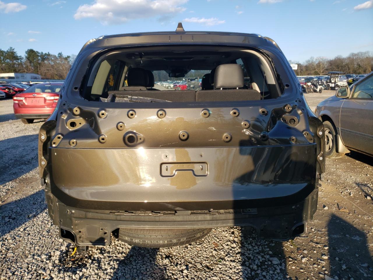 2020 KIA Telluride VIN 5XYP3DHCXLG082541 Copart auction photo, rear end / side damage thumbnail 6