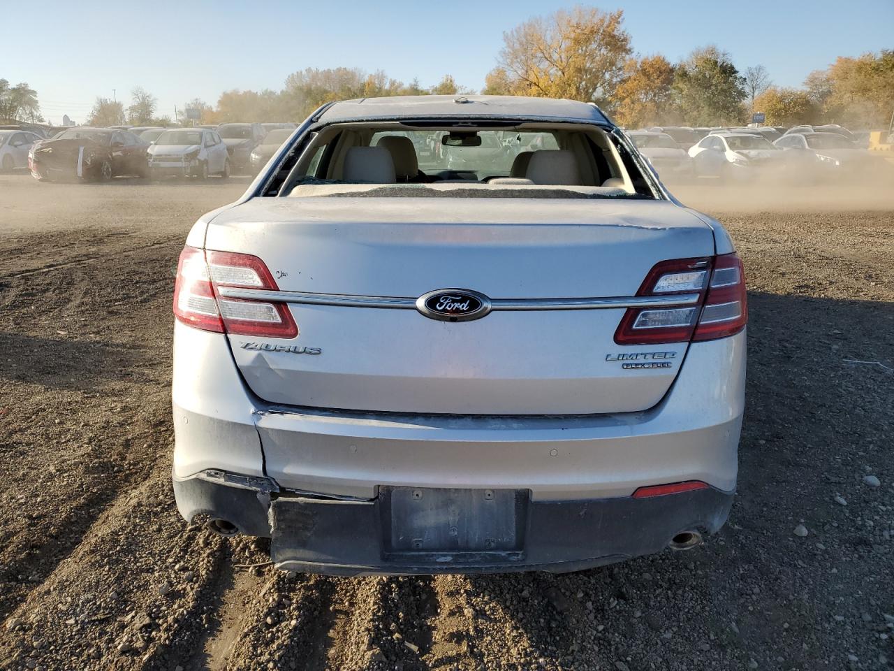 2018 Ford Taurus VIN 1FAHP2F80JG110259 Copart auction photo, side / top/roof damage thumbnail 6