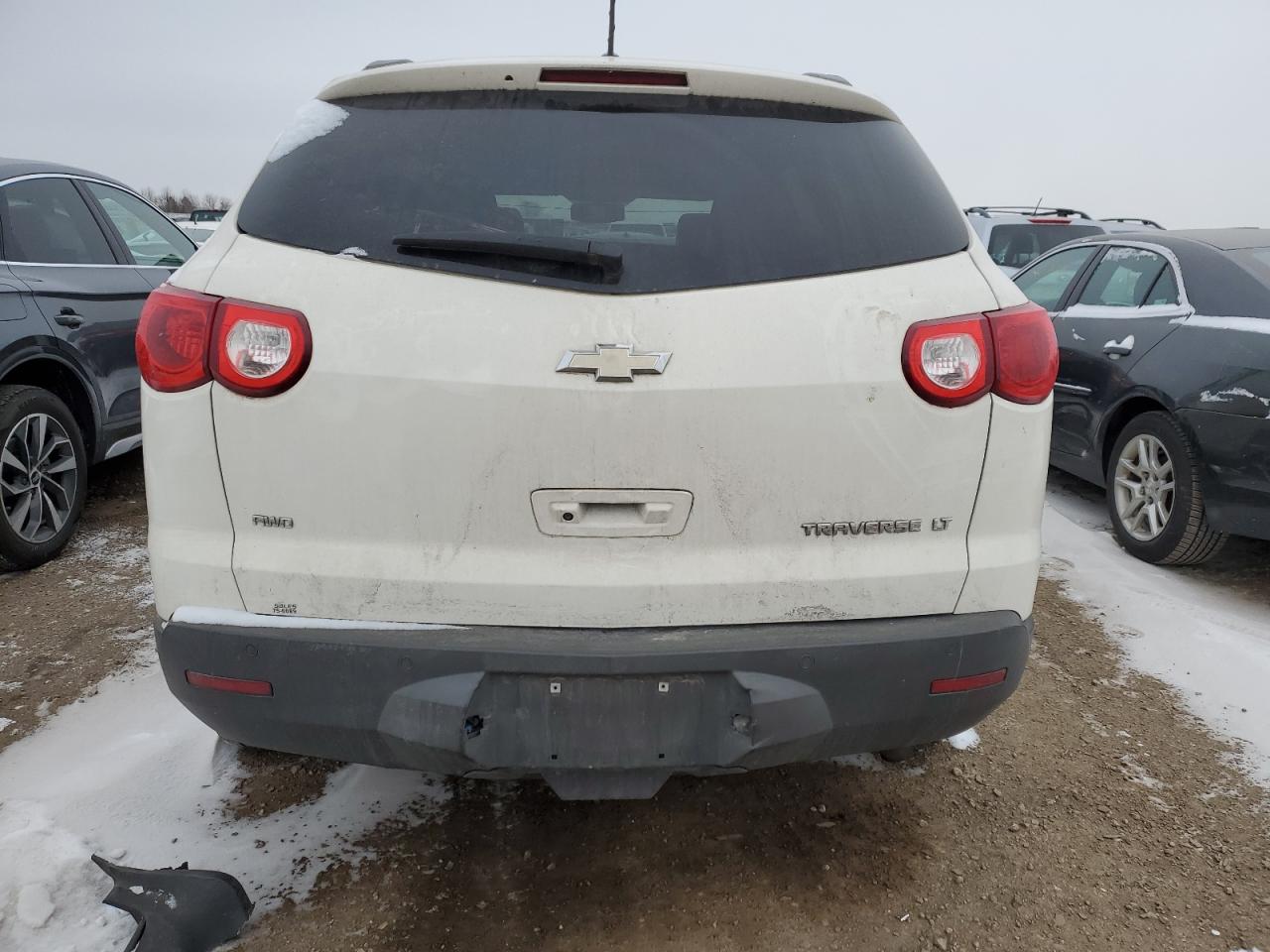 2011 Chevrolet Traverse VIN 1GNKVJED4BJ160771 Copart auction photo, all over damage thumbnail 6