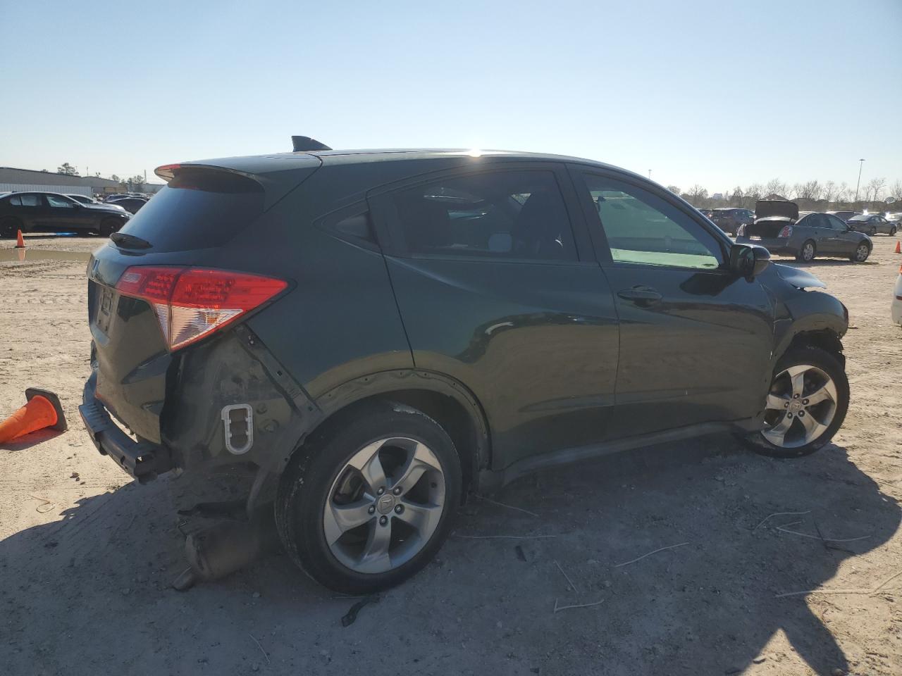 2017 Honda HR-V VIN 3CZRU5H54HG707578 Copart auction photo, front end / rear end damage thumbnail 3