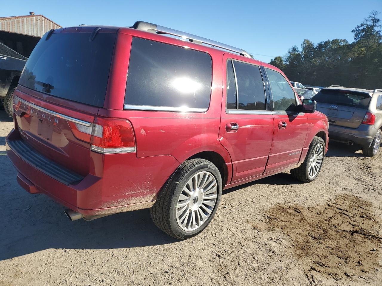 2017 Lincoln Navigator VIN 5LMJJ2HT3HEL03440 Copart auction photo, front end damage thumbnail 3