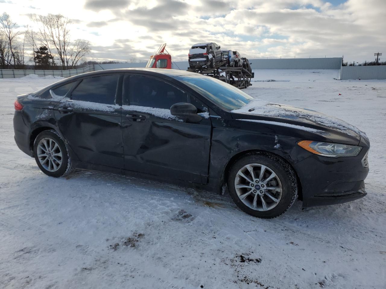 2017 Ford Fusion VIN 3FA6P0H70HR219355 Copart auction photo, all over damage thumbnail 4