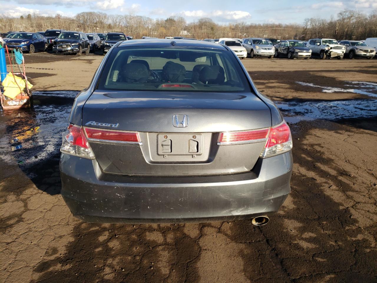 2011 Honda Accord VIN 1HGCP2F86BA005347 Copart auction photo, front end / rear end damage thumbnail 6