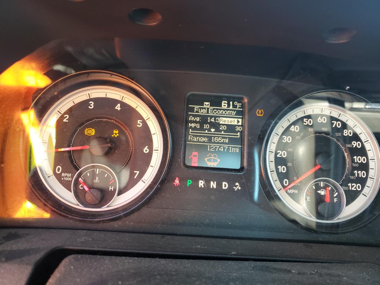 2014 RAM 1500 VIN 1C6RR6FT2ES448079 Copart auction photo, rear end damage thumbnail 9