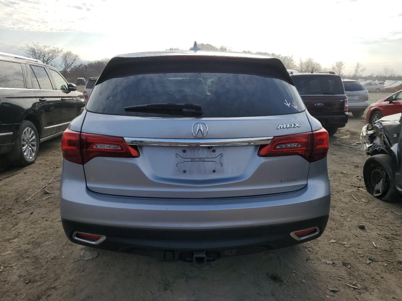 2016 Acura MDX VIN 5FRYD4H27GB017182 Copart auction photo, front end damage thumbnail 6