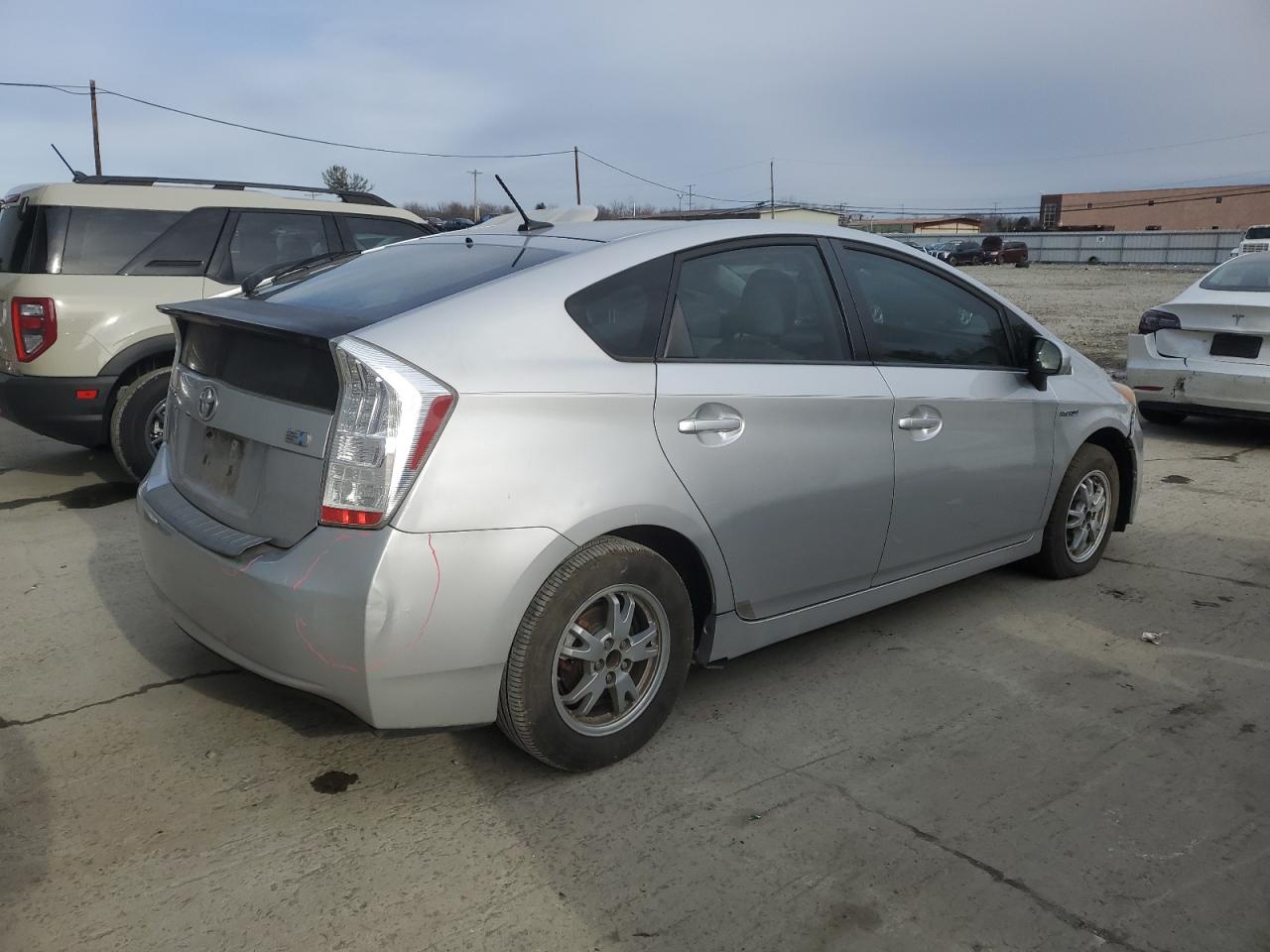 2010 Toyota Prius VIN JTDKN3DU6A0167179 Copart auction photo, undercarriage / front end damage thumbnail 3