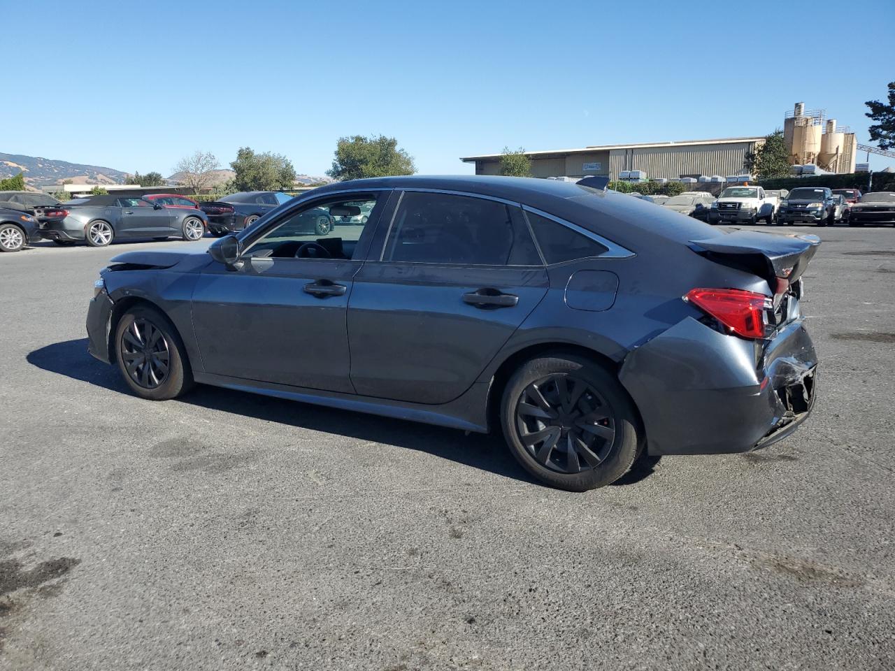 2023 Honda Civic VIN 2HGFE2F21PH567650 Copart auction photo, rear end / front end damage thumbnail 2