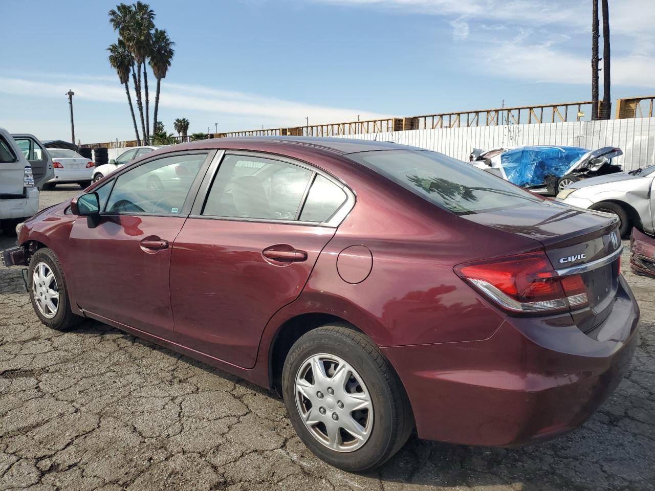 2015 Honda Civic VIN 19XFB2F51FE297346 Copart auction photo, front end damage thumbnail 2