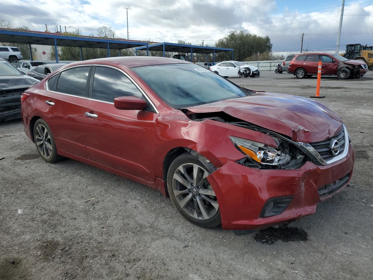 2016 Nissan Altima VIN 1N4AL3AP7GN379218 Copart auction photo, front end / side damage thumbnail 4