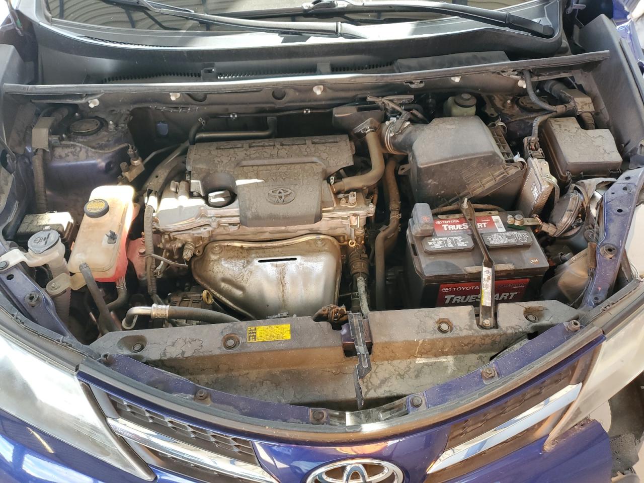 2014 Toyota RAV 4 VIN 2T3DFREV7EW171565 Copart auction photo, front end / side damage thumbnail 13