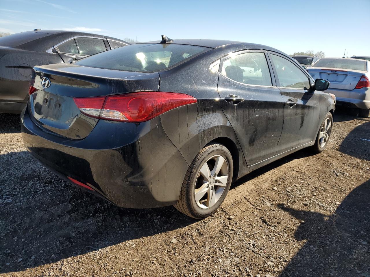 2013 Hyundai Elantra VIN 5NPDH4AE1DH443696 Copart auction photo, front end damage thumbnail 3