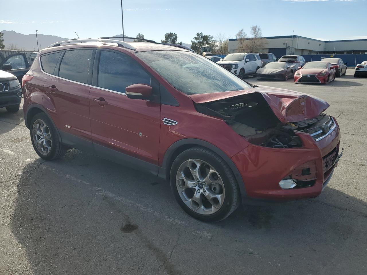2013 Ford Escape VIN 1FMCU0J94DUA93954 Copart auction photo, front end damage thumbnail 4