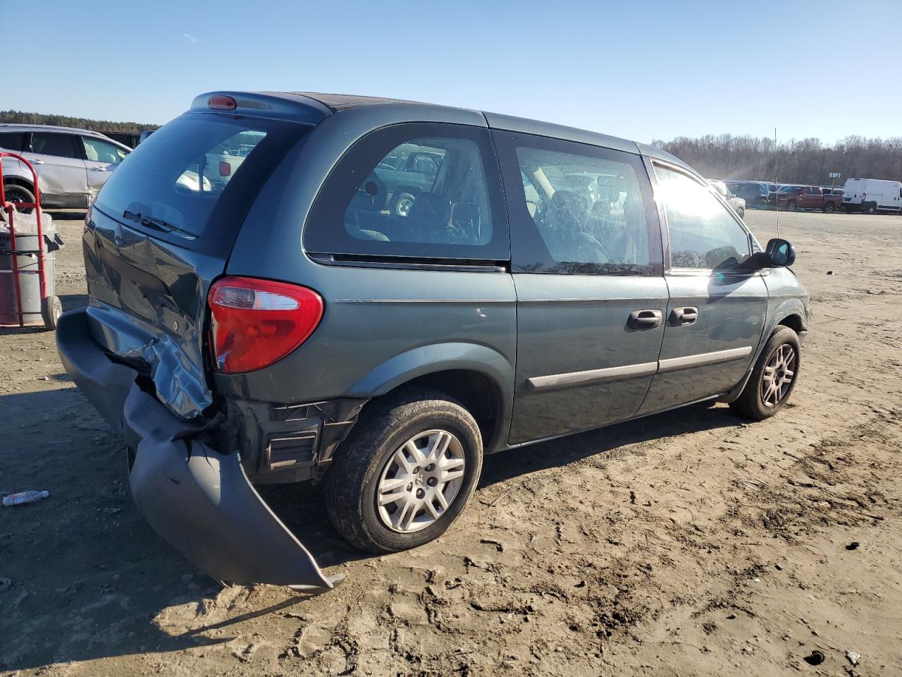 2007 Dodge Caravan VIN 1D4GP25B07B119894 Copart auction photo, rear end damage thumbnail 3