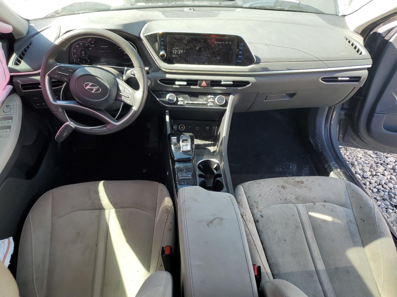 2023 Hyundai Sonata VIN KMHL14JA9PA250510 Copart auction photo, side damage thumbnail 8