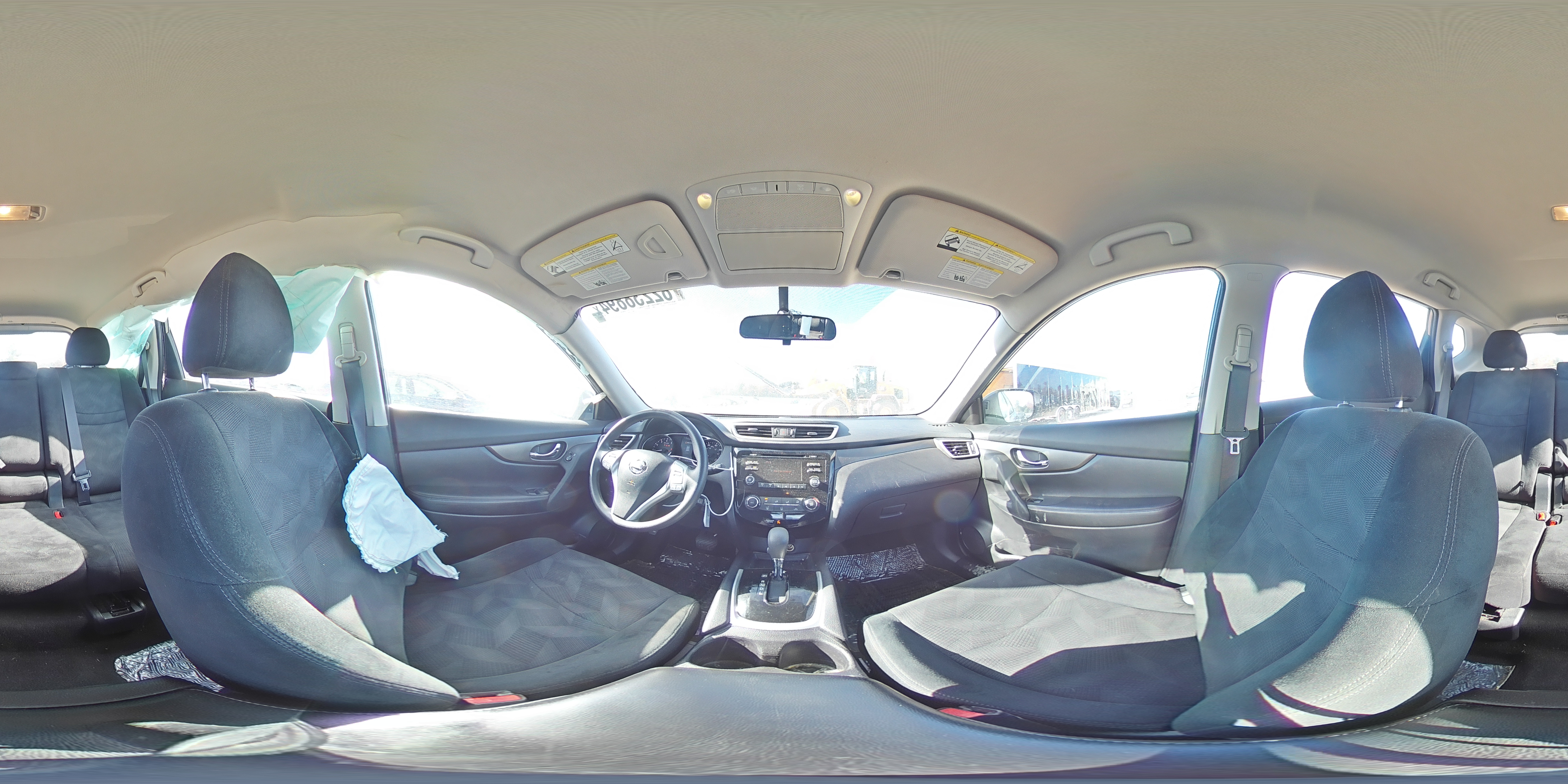 2016 Nissan Rogue VIN 5N1AT2MT4GC741686 Copart auction photo, side / front end damage thumbnail 13