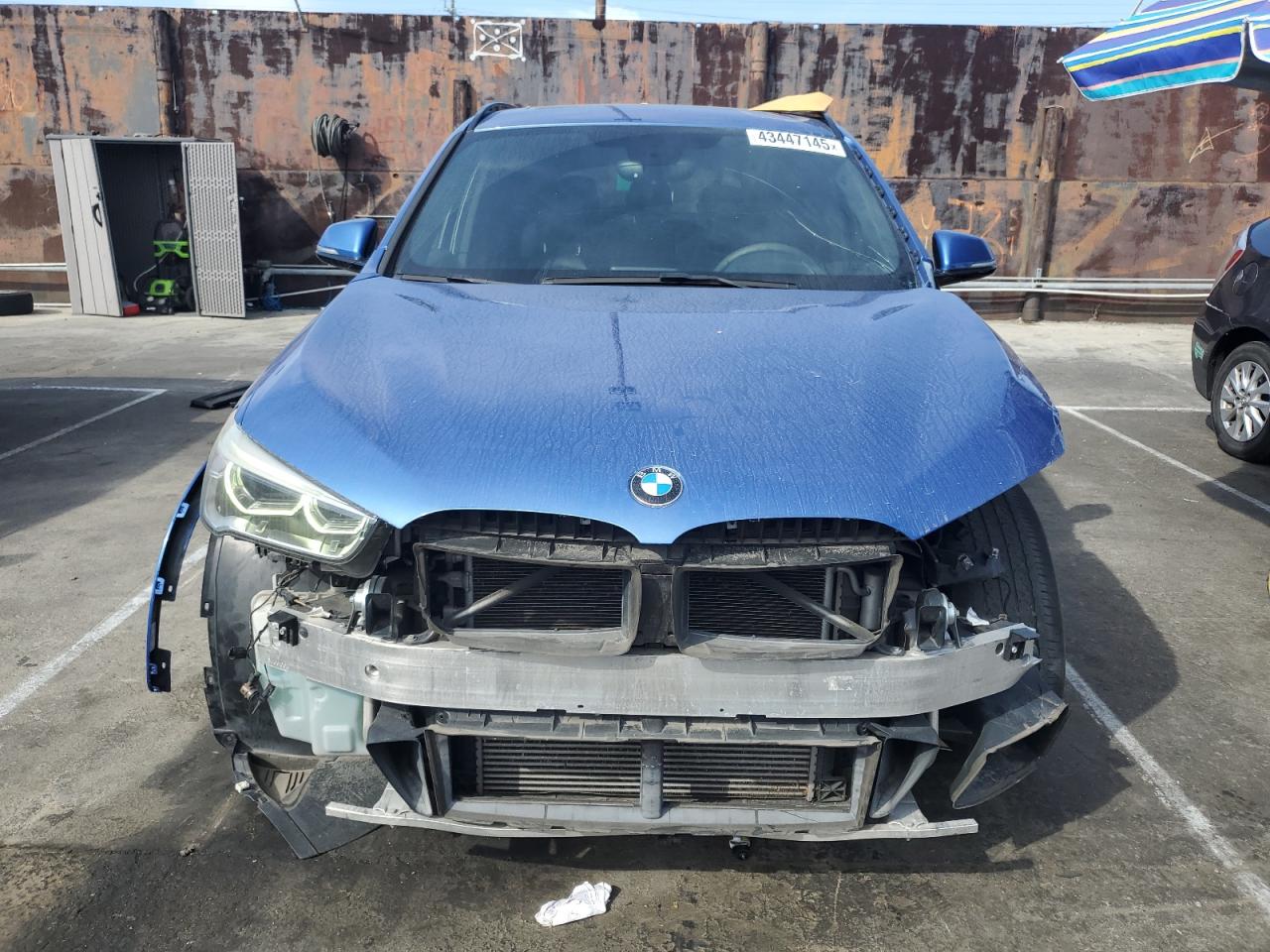 2017 BMW X1 VIN WBXHU7C32H5H38179 Copart auction photo, front end damage thumbnail 5