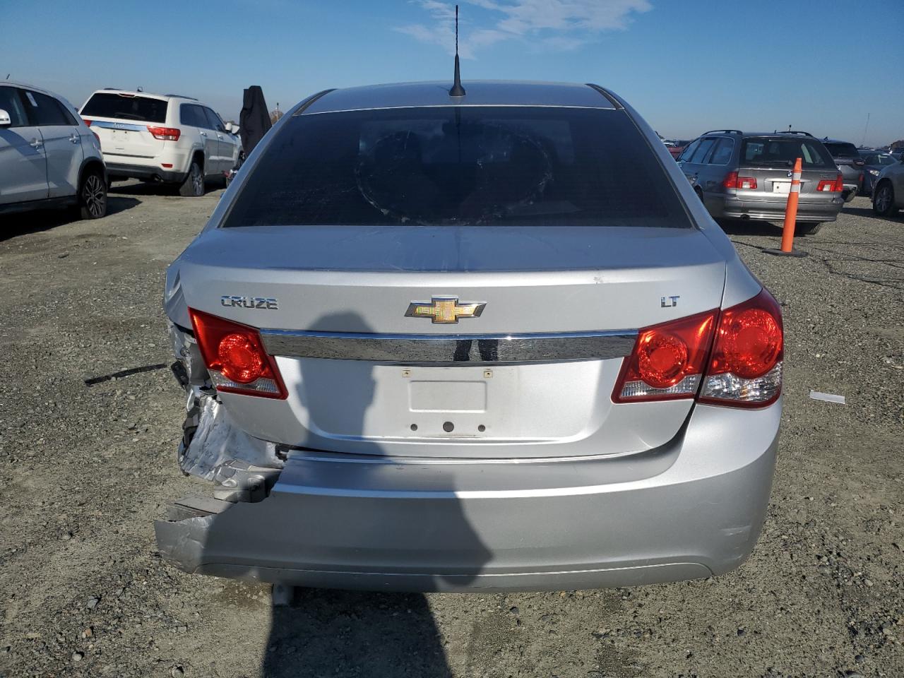2014 Chevrolet Cruze VIN 1G1PC5SB7E7241837 Copart auction photo, rear end / side damage thumbnail 6