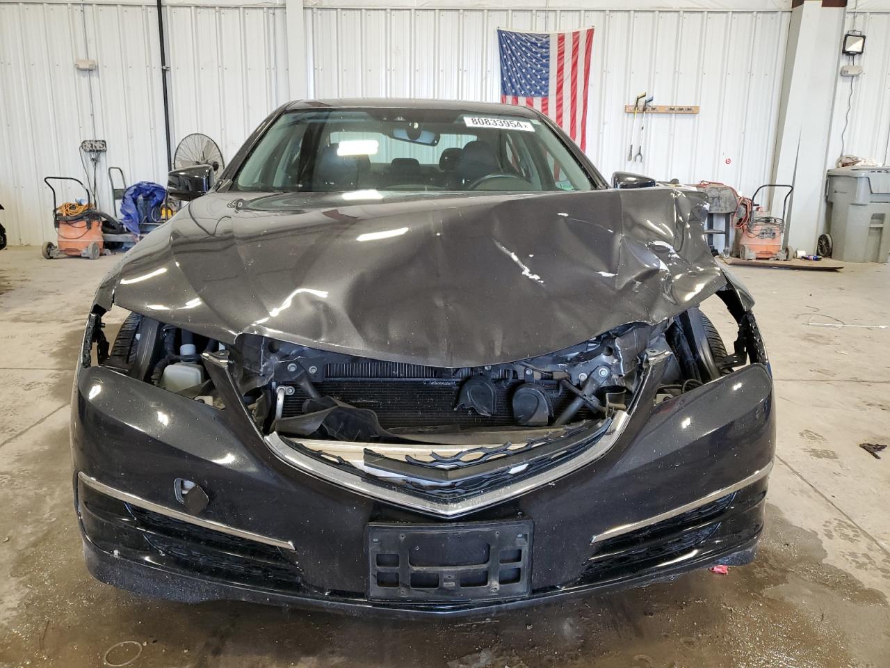 2016 Acura TLX VIN 19UUB1F55GA015443 Copart auction photo, front end damage thumbnail 5