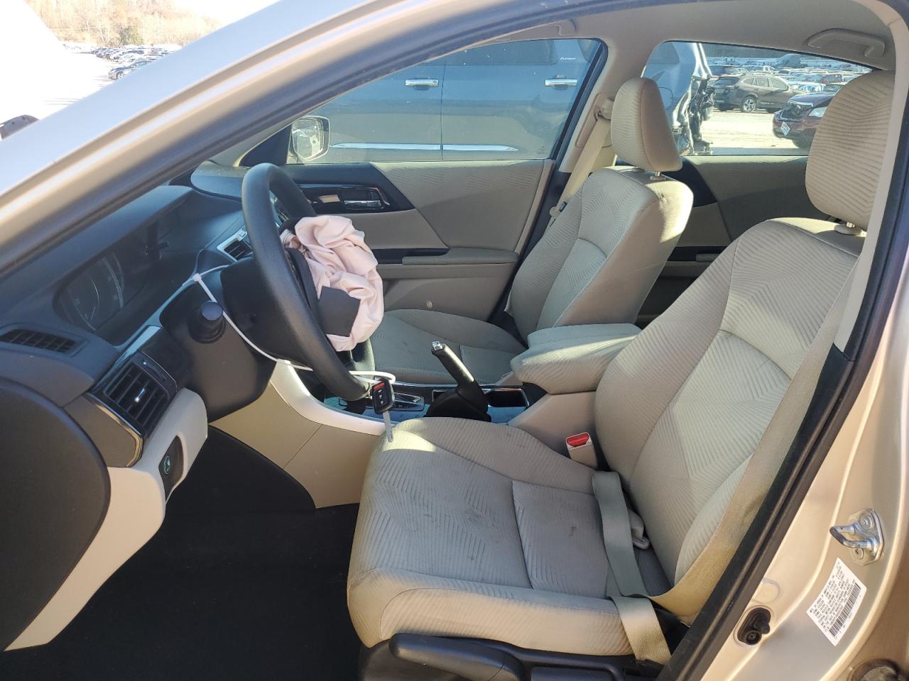 2016 Honda Accord VIN 1HGCR2F38GA062669 Copart auction photo, front end / side damage thumbnail 7