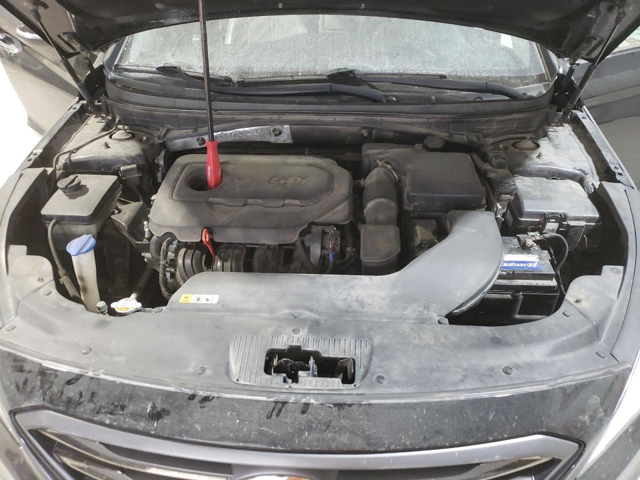 2017 Hyundai Sonata VIN 5NPE34AF3HH486907 Copart auction photo, rear end / side damage thumbnail 11