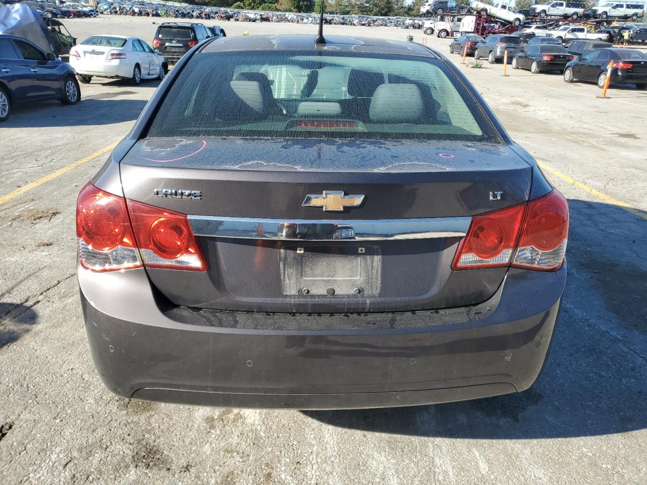2011 Chevrolet Cruze VIN 1G1PF5S92B7166402 Copart auction photo, front end / side damage thumbnail 6
